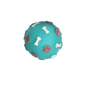 Πλαστικό Μπαλάκι με Πατούσες & Κόκκαλα (με ήχο) 7,60cm