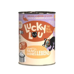 Lucky Lou LifeStage Adult Πουλερικά & Σολομός (με Κολοκυθάκι) 400gr