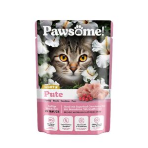 Pawsome Adult Light - Sterilized Γαλοπούλα 85gr