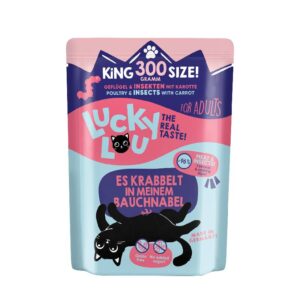 Lucky Lou LifeStage Adult Πουλερικά & Έντομα (με Καρότο) 300gr