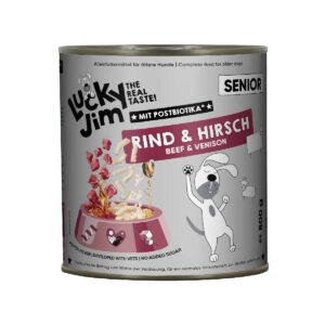 Lucky Jim Classic Senior Βοδινό & Ελάφι 800gr