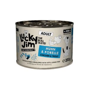 Lucky Jim Classic MINI Adult Κοτόπουλο & Πέστροφα 200gr