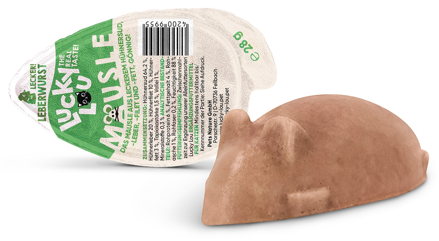 Lucky Lou Mäusle Σαλάμι Συκωτιού (Leberwurst) 28gr