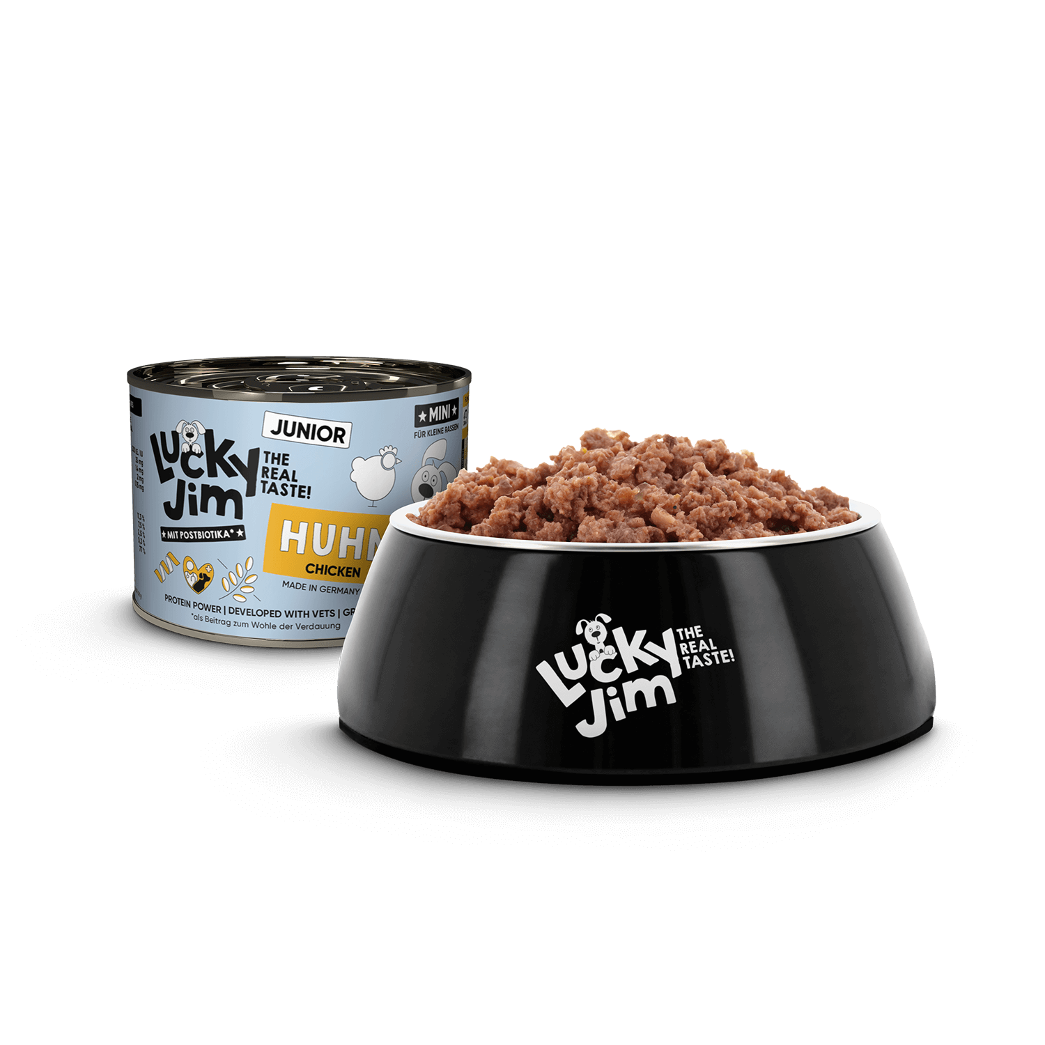 Lucky Jim Mini — η τροφή στο μπολ