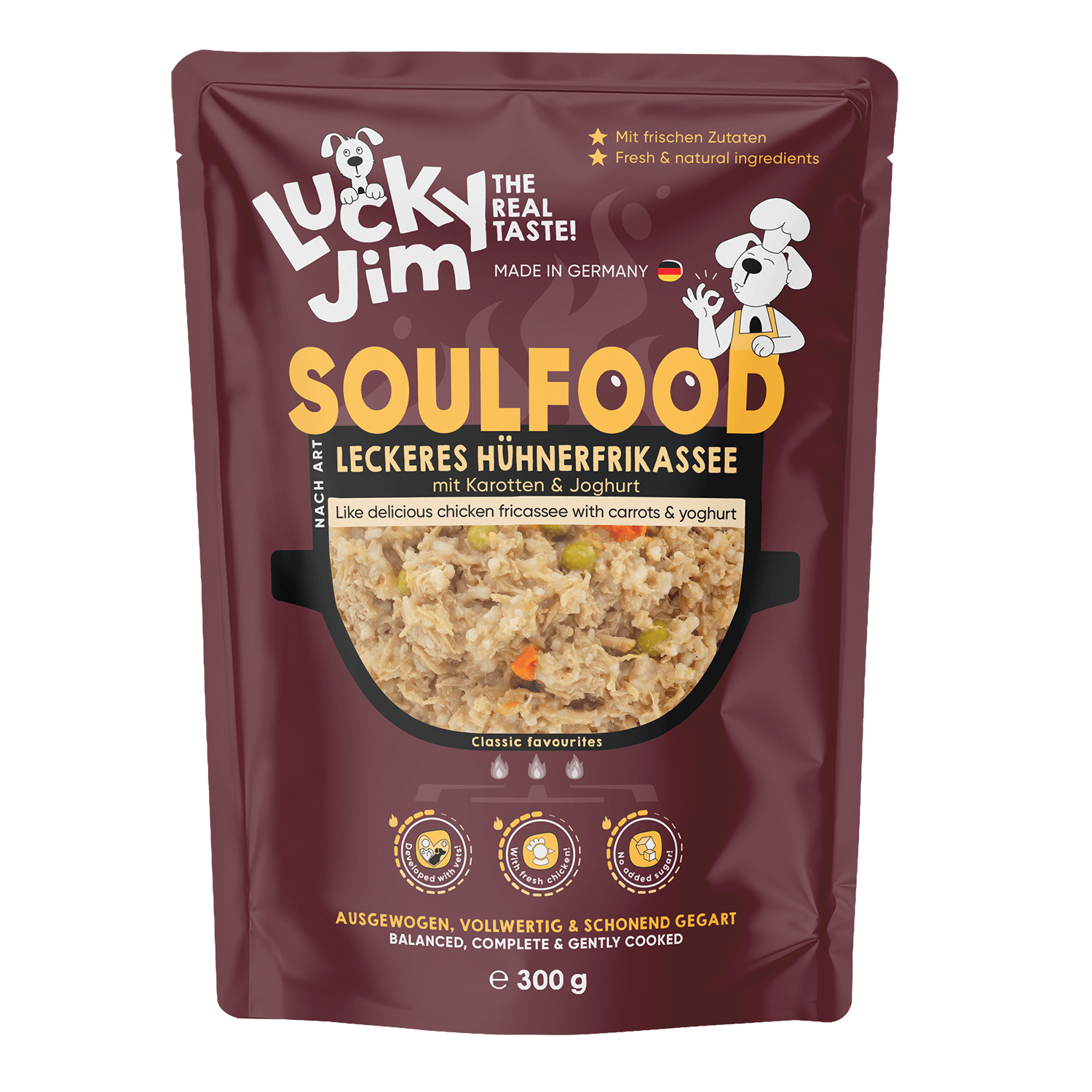 Lucky Jim Soul Food — φρικασέ κοτόπουλο