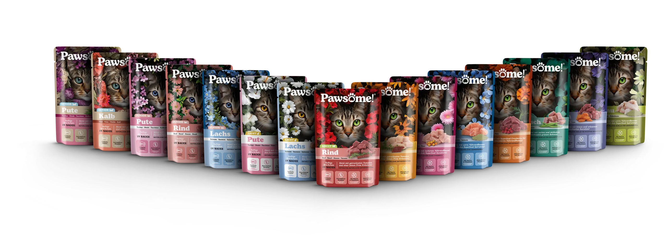 Pawsome!® υγρή τροφή — όλες οι γεύσεις