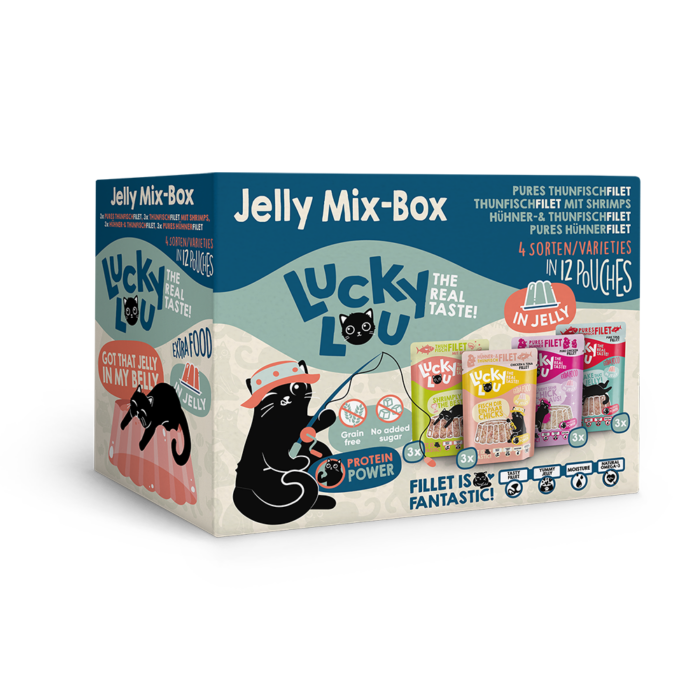 Lucky Lou Extra Food Jelly Mix Box