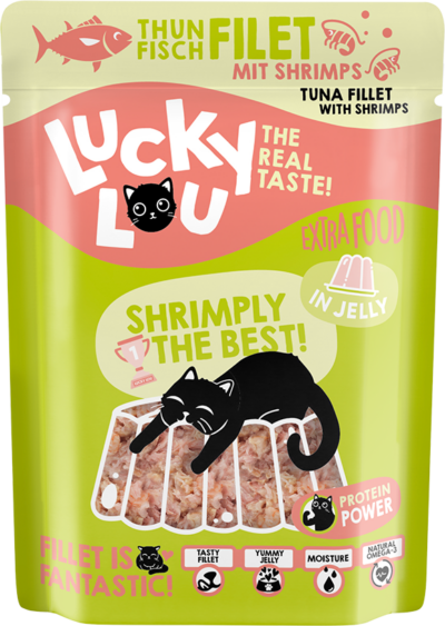 Lucky Lou Extra Food Τόνος & Γαρίδες σε ζελέ