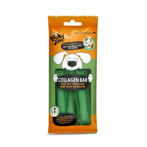 Lucky Jim TRC Denta Μπάρα Κολλαγόνου με Σπιρουλίνα Small 25gr (3 Τεμ.)