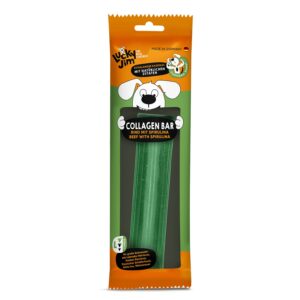 Lucky Jim TRC Denta Μπάρα Κολλαγόνου με Σπιρουλίνα Large 120gr  (1 Τεμ.)